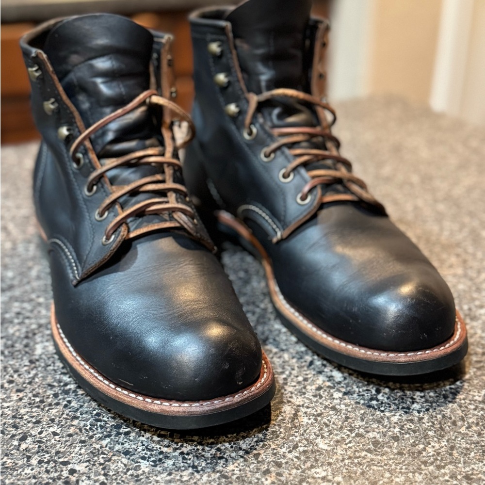 Red Wing 3345 black prairie leather Blacksmith boot size 9.5 D